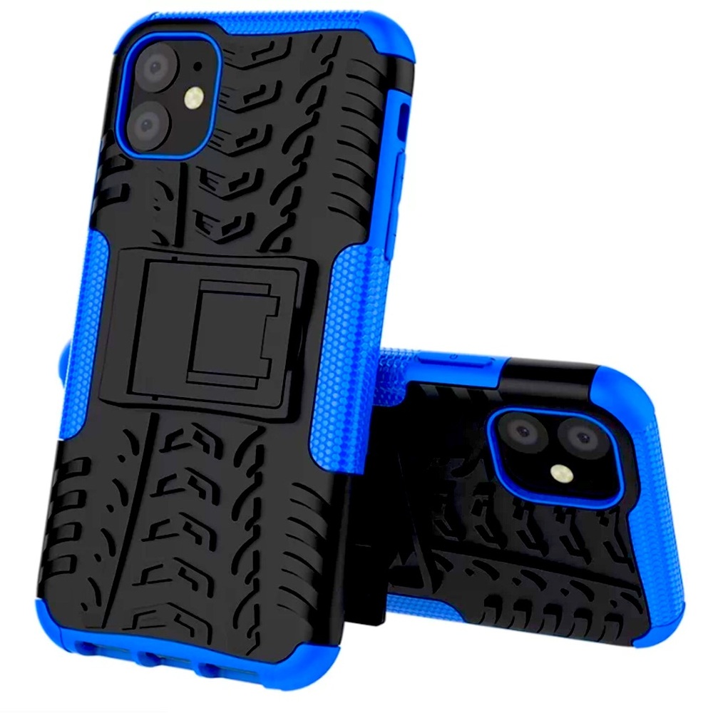 Armour iPhone 12 Pro. Anti-Skid, Anti-Shock Case. Color Black & Blue